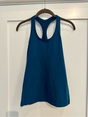 lululemon athletica Teal Racerback Tank Top